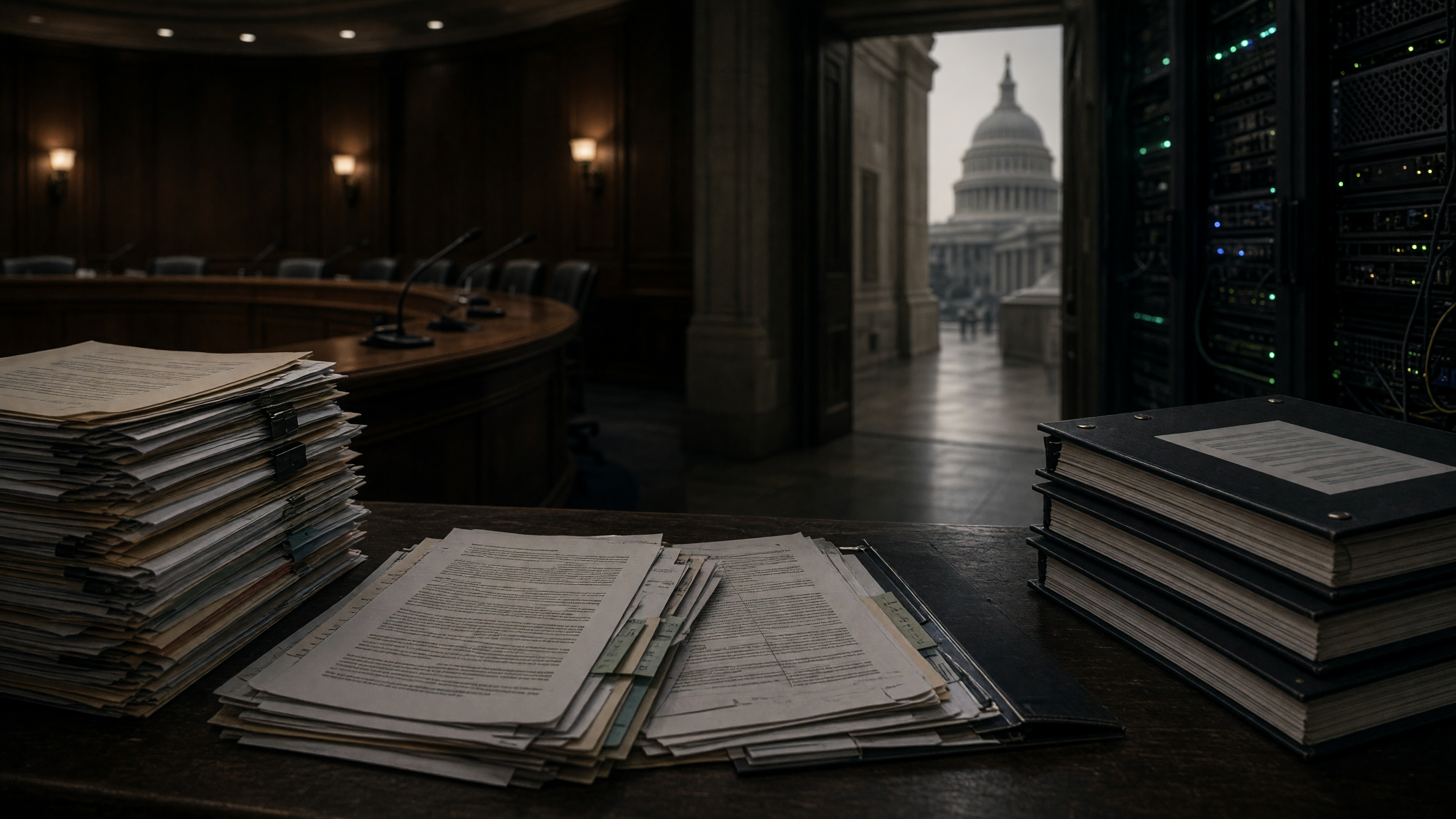 FCC auction dockets and ethics waivers track the same industry names